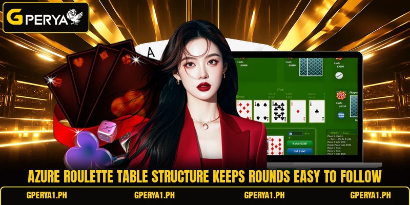 Azure Roulette table structure keeps rounds easy to follow
