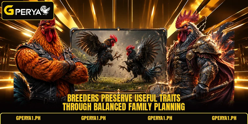 Breeders preserve useful traits through balanced family planning