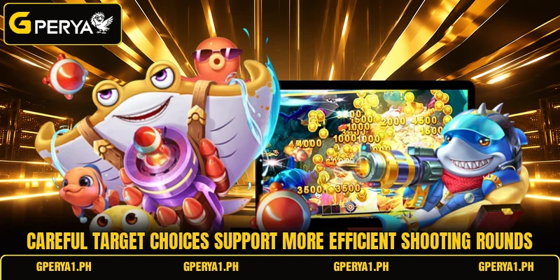 Careful target choices support more efficient shooting rounds