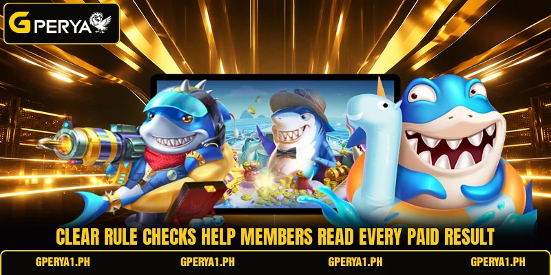 Clear rule checks help members read every paid result