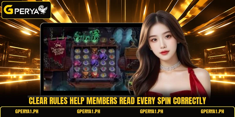 Clear rules help members read every spin correctly