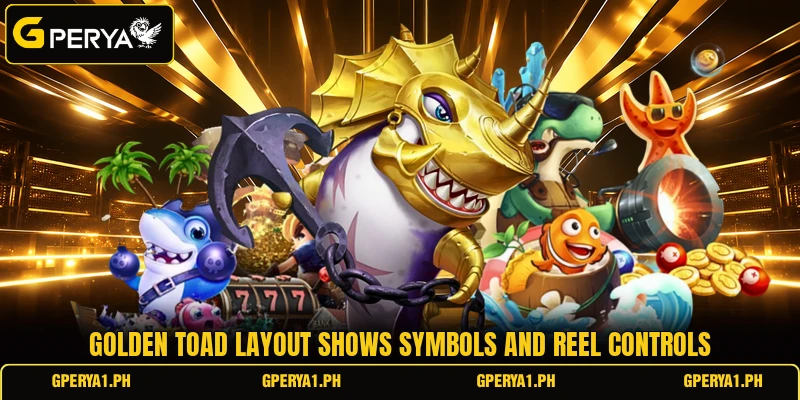 Golden Toad layout shows symbols and reel controls