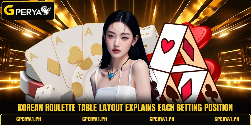 Korean Roulette table layout explains each betting position