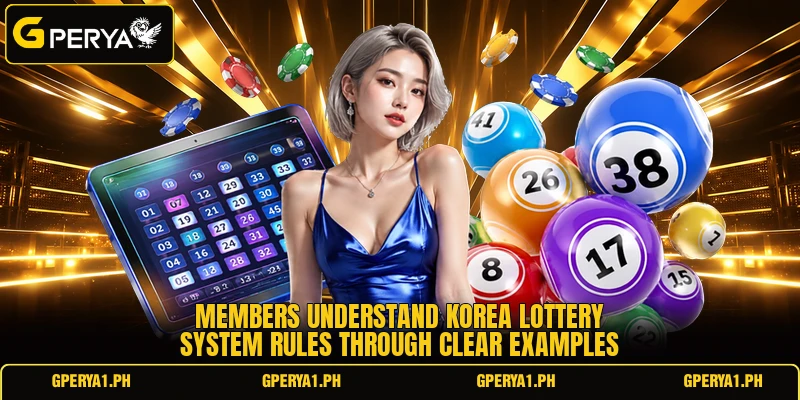 Members understand korea lottery system rules through clear examples