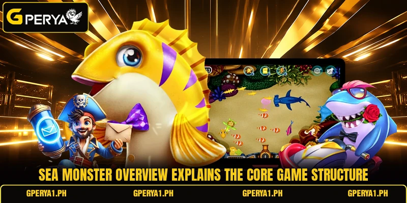 Sea Monster overview explains the core game structure